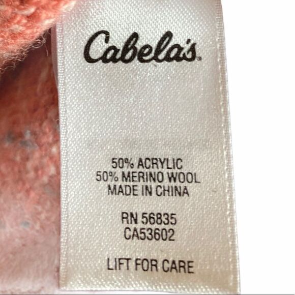 Cabelas Wool Knit Sweater Size Medium - Picture 3 of 4